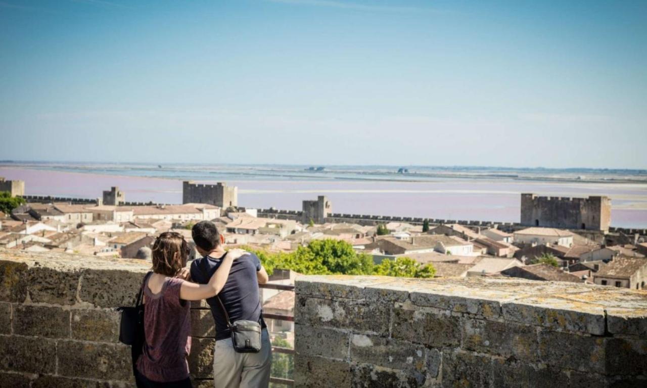 Maison T4 -Jardin+ Parking+ Clim -Proche Remparts エーグ・モルト エクステリア 写真